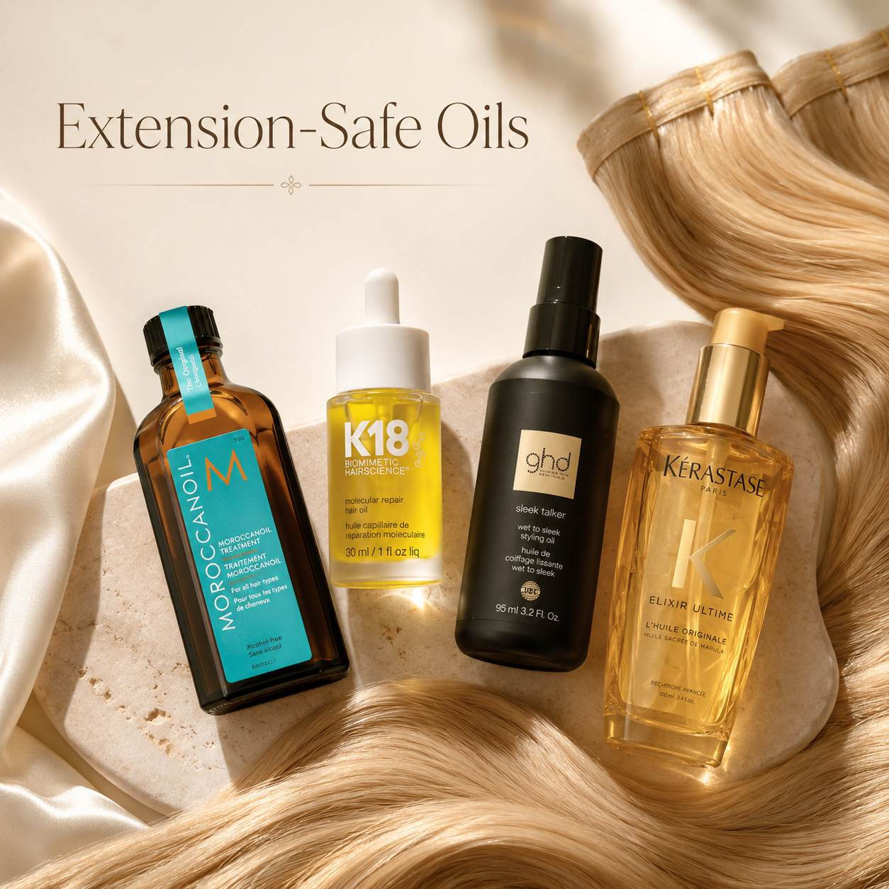 Hair Extension Safe Oils