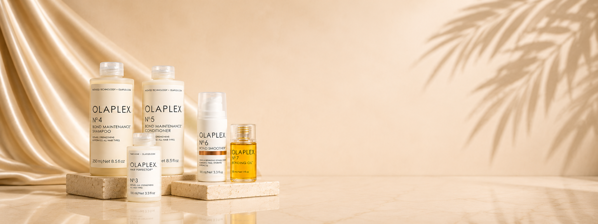 Olaplex hair repair treatment products — official UK stockist