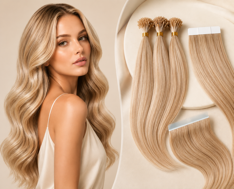 NANO TIP & TAPE IN HAIR EXTENSIONS