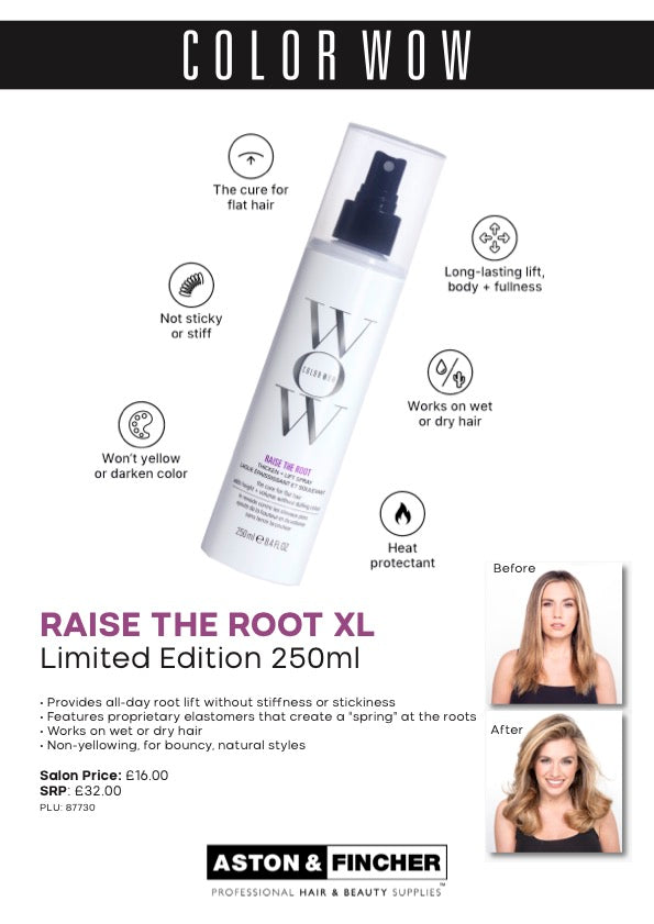 Color Wow Raise the Root Thicken + Lift Spray 150ml – Volumising Root Lifter for All Hair Types