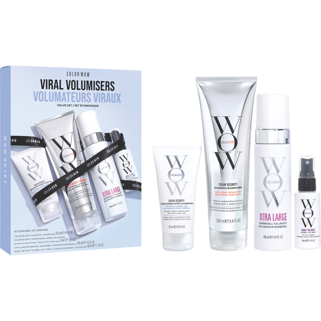 Color Wow Viral Volumisers Kit – Shampoo, Conditioner, Volumiser & Root Lift Spray