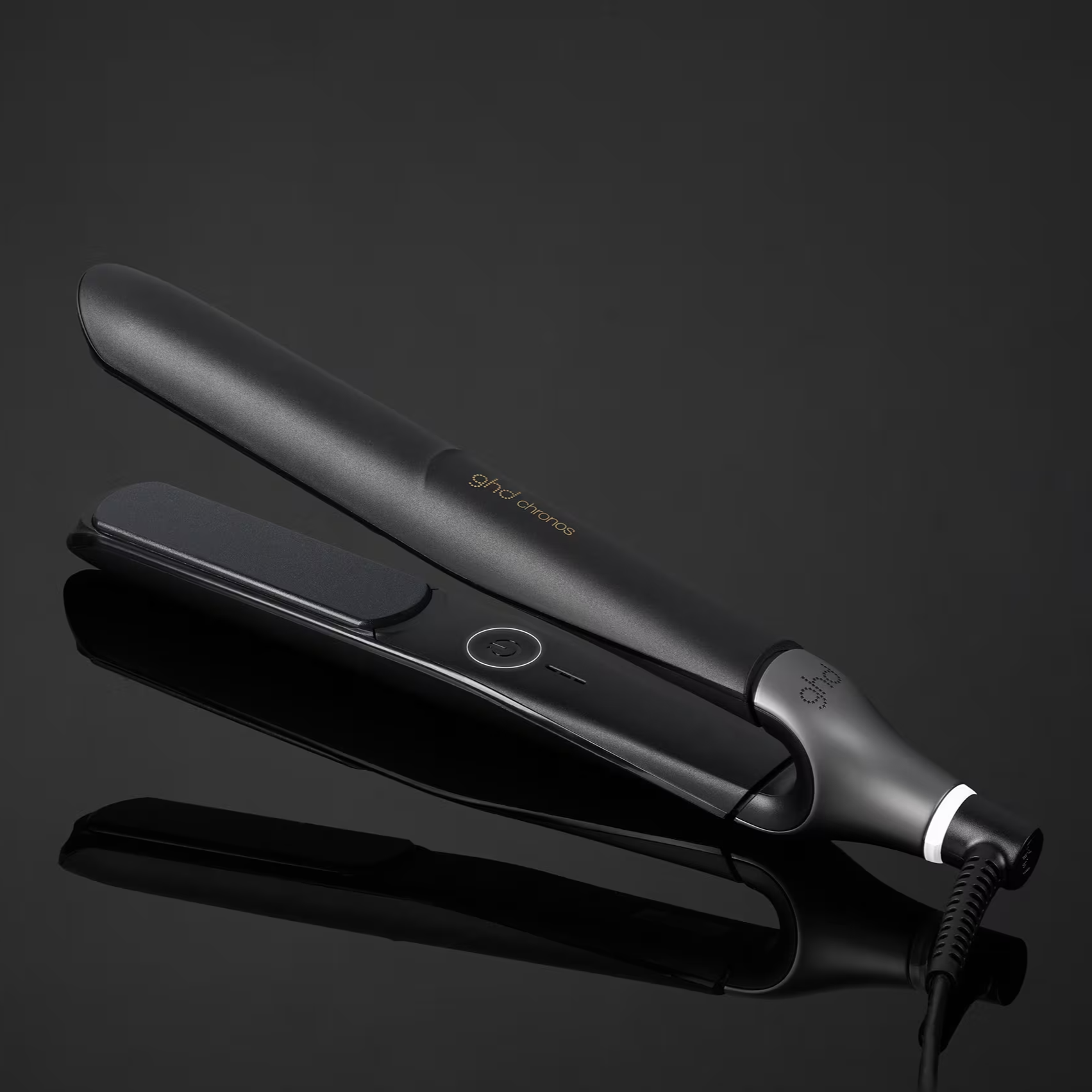 ghd_Chronos_hair_straightener_black_the_cosmetologist_hair_&_beauty