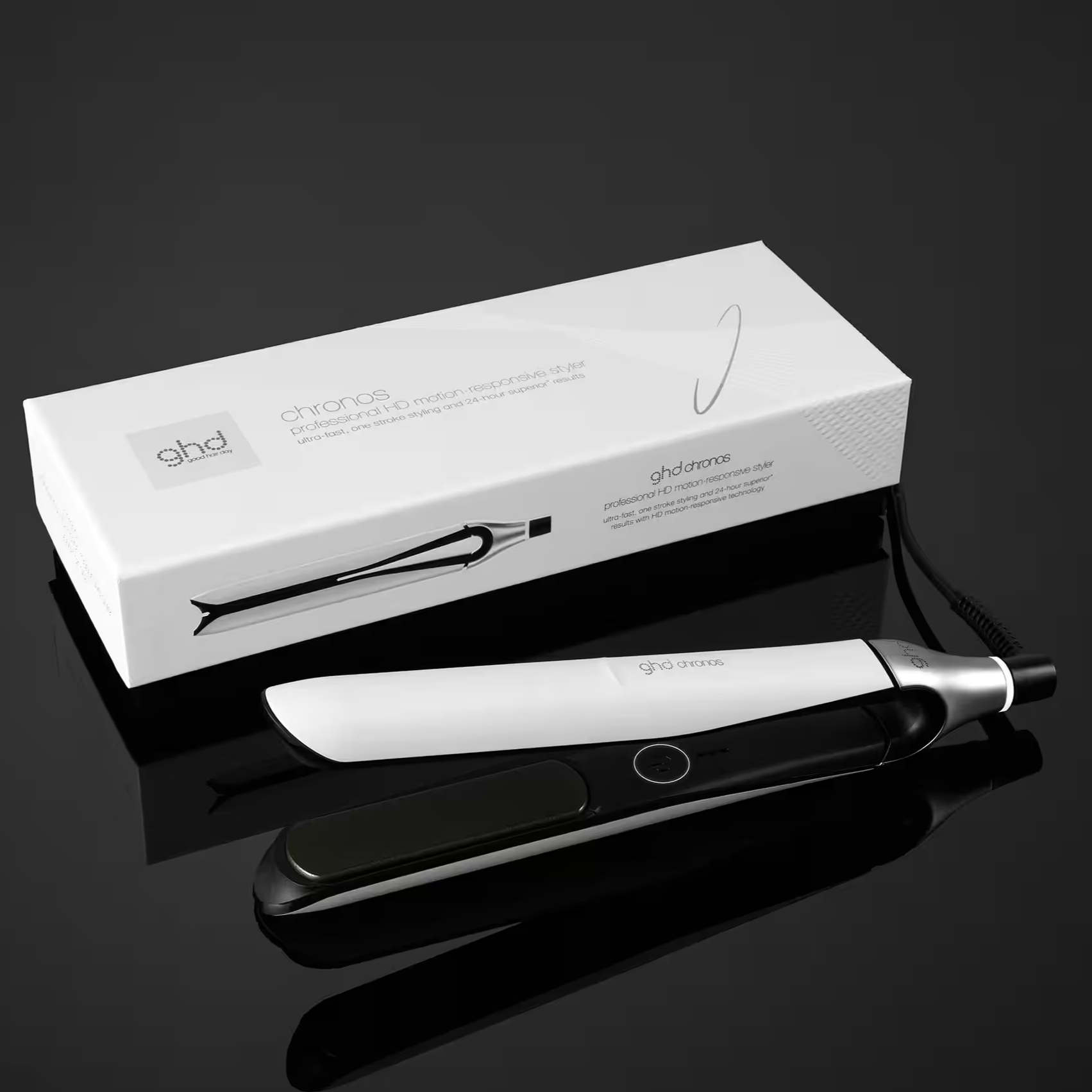 ghd_Chronos_hair_straightener_white_the_cosmetologist_hair