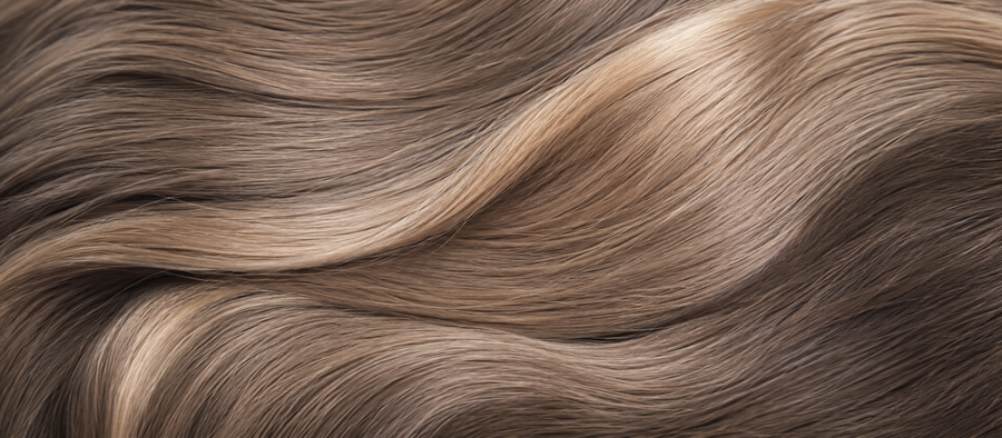 Neutral beige and natural brown hair undertones