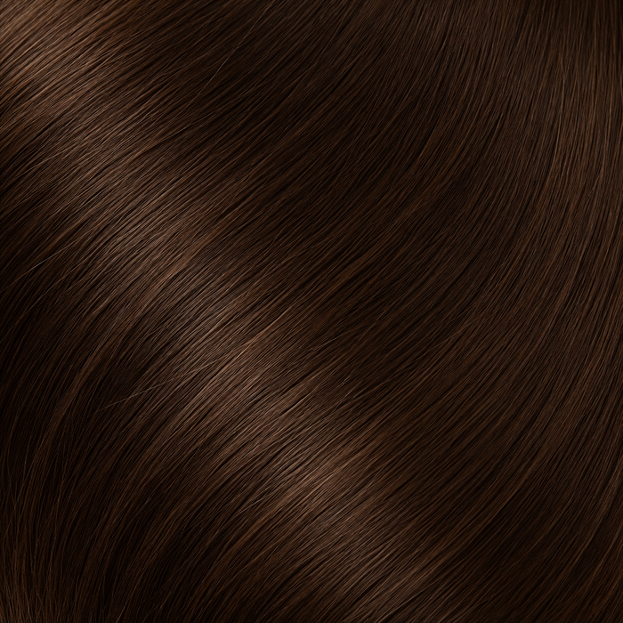 Solid single-tone human hair extension shade