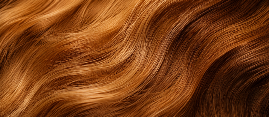 Warm golden honey and caramel hair undertones