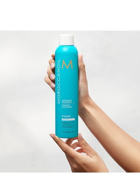 Moroccanoil Luminous Hairspray Medium Hold 330ml-The Cosmetologist beauty salon hull selling hair extensions