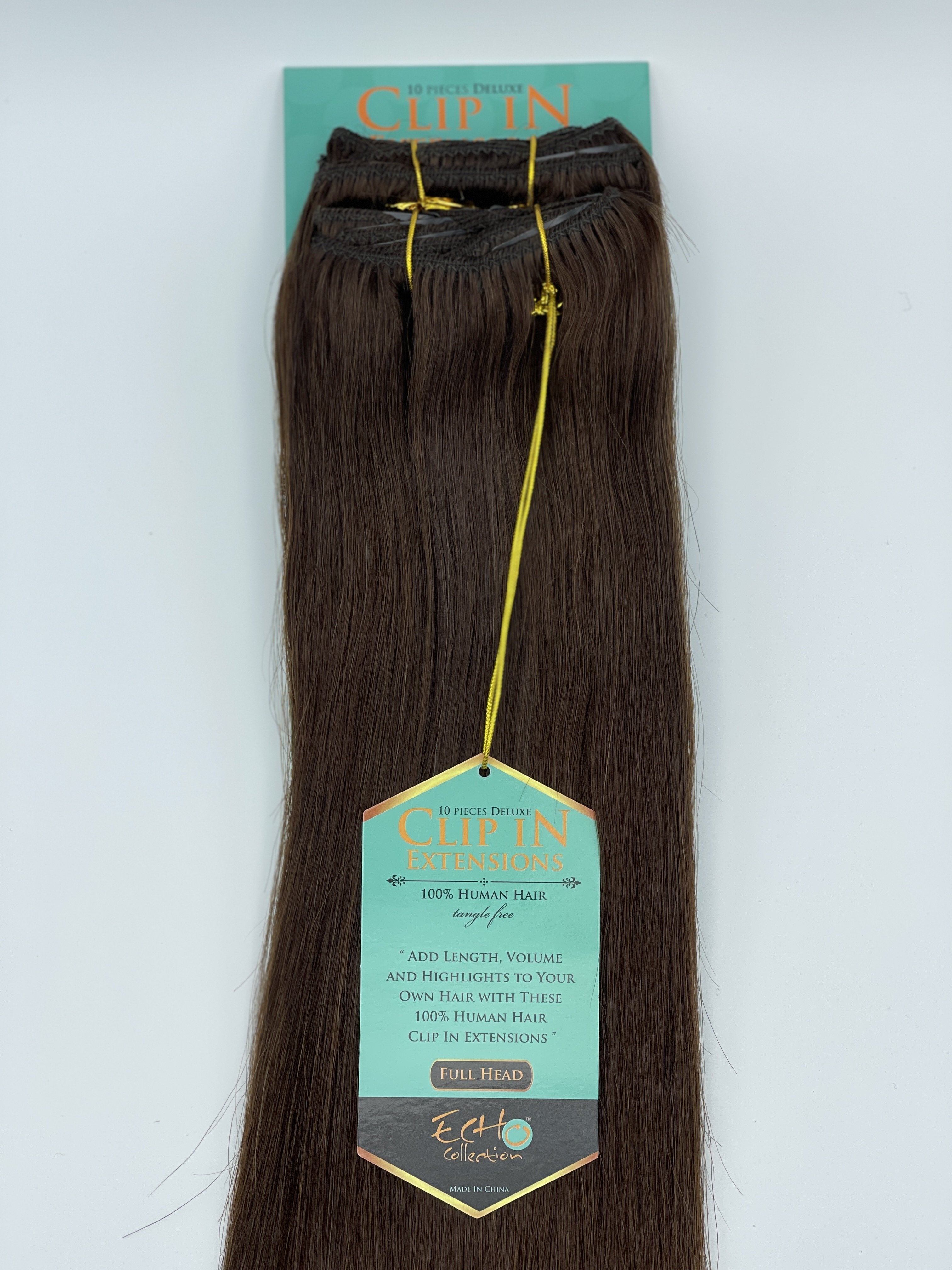 Clip In Echo European Weft - 16” Inch-The Cosmetologist beauty salon hull selling hair extensions