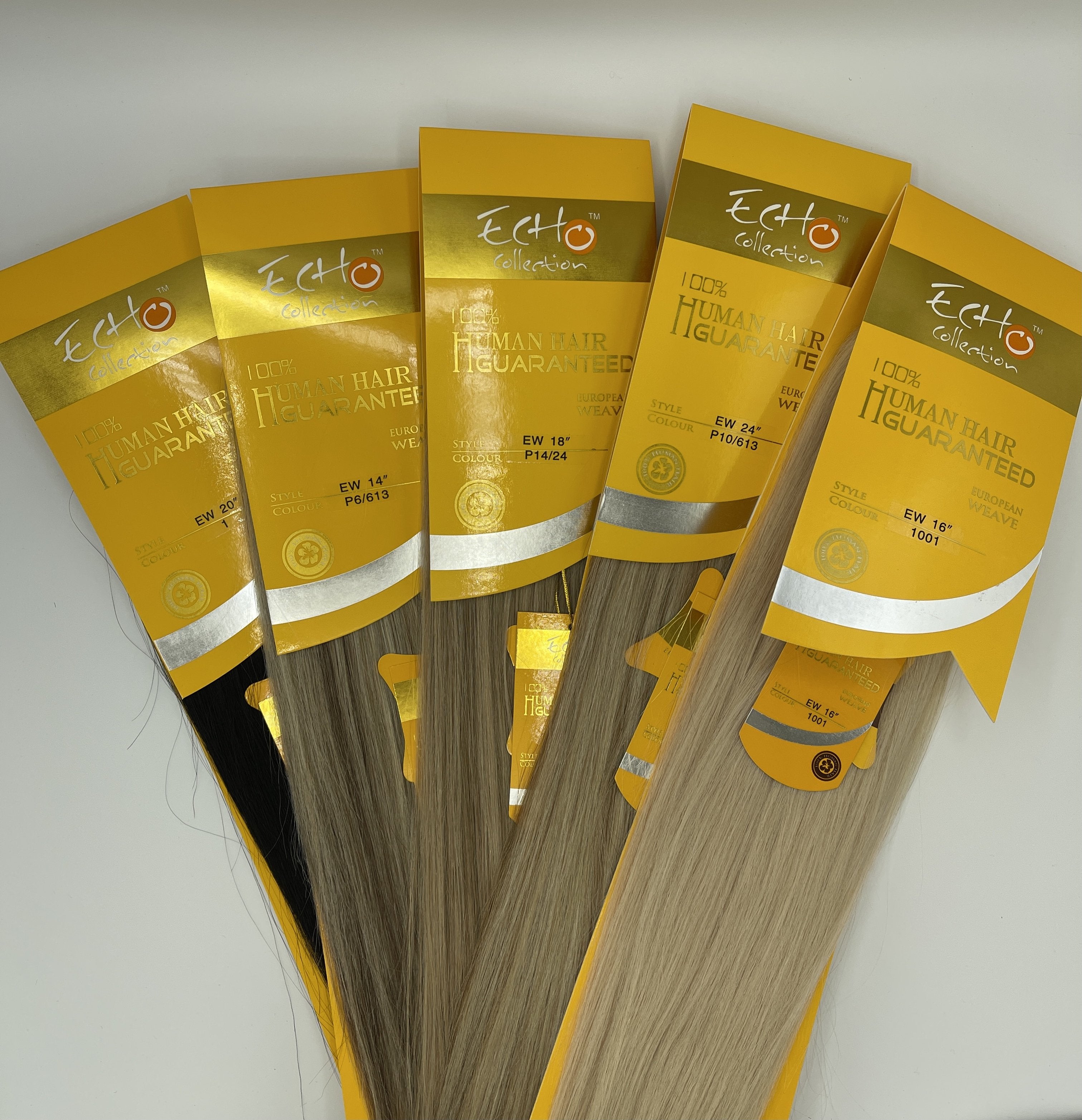 Echo European Weft - 12” Inch-The Cosmetologist beauty salon hull selling hair extensions