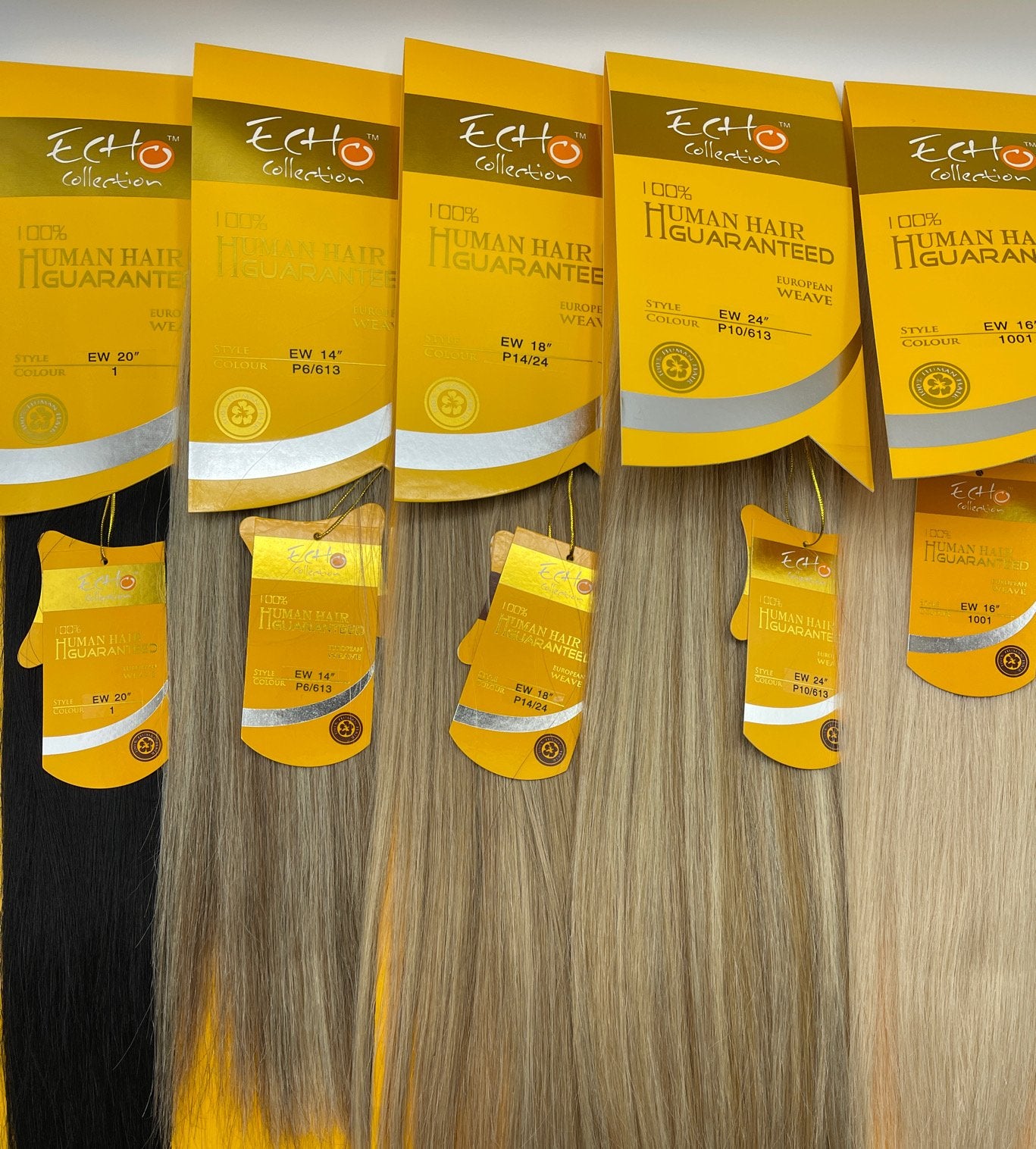 Echo European Weft - 12” Inch-The Cosmetologist beauty salon hull selling hair extensions