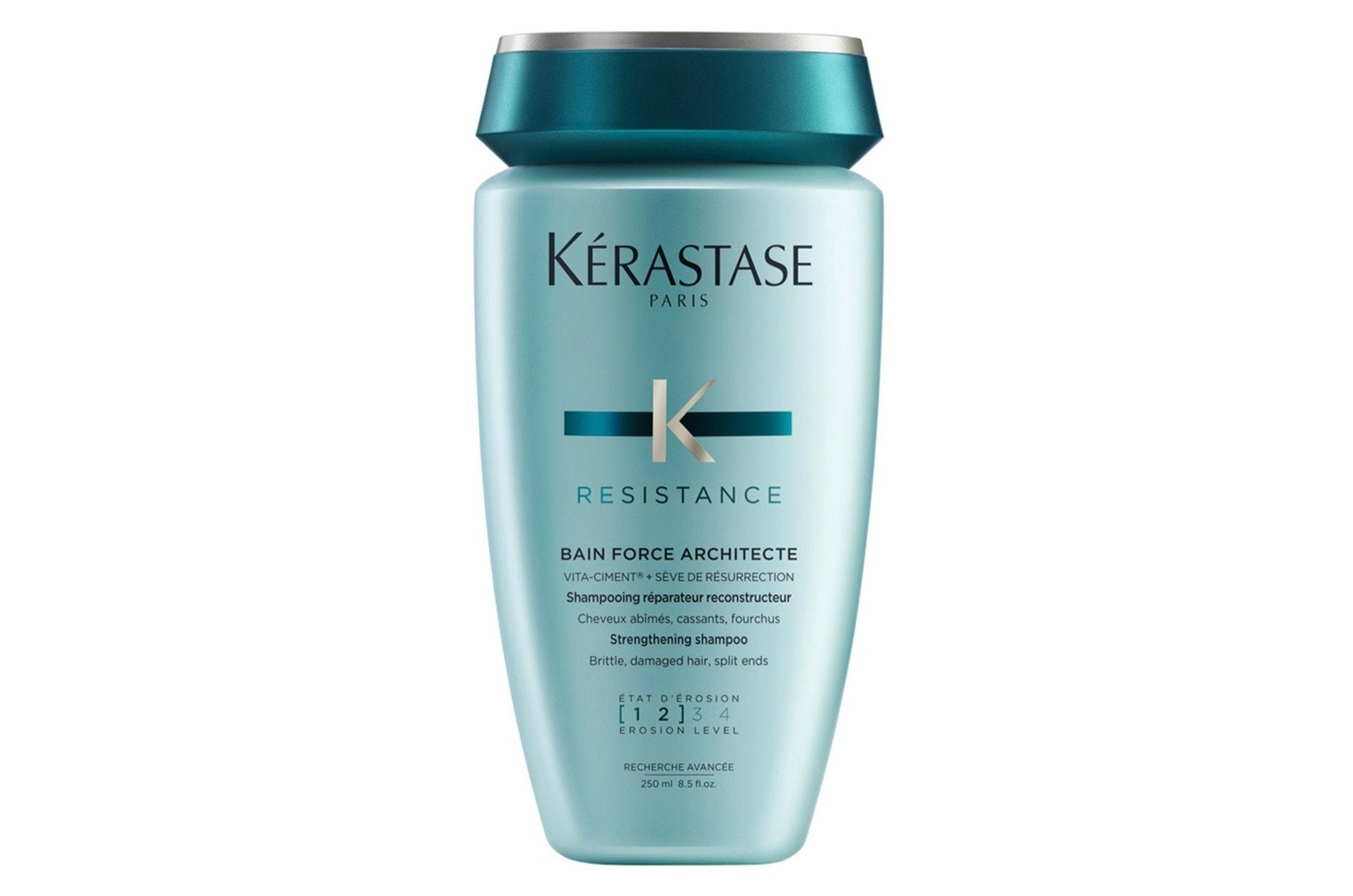 KERASTASE RESISTANCE BAIN FORCE ARCHITECTE SHAMPOO 250ML-The Cosmetologist beauty salon hull selling hair extensions