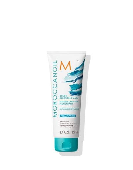 Moroccanoil Aquamarine Color Depositing Mask 200ML-The Cosmetologist beauty salon hull selling hair extensions