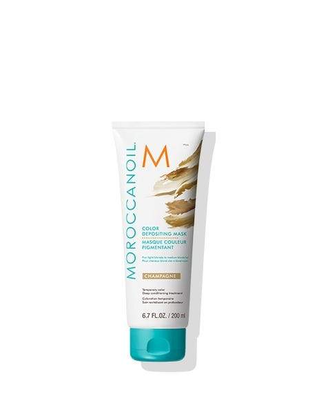 Moroccanoil Champagne Color Depositing Masks 200ML-The Cosmetologist beauty salon hull selling hair extensions