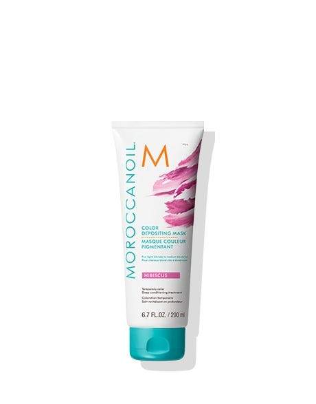 Moroccanoil Hibiscus Color Depositing Mask 200ml-The Cosmetologist beauty salon hull selling hair extensions