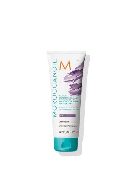 Moroccanoil Lilac Color Depositing Mask 200ML-The Cosmetologist beauty salon hull selling hair extensions