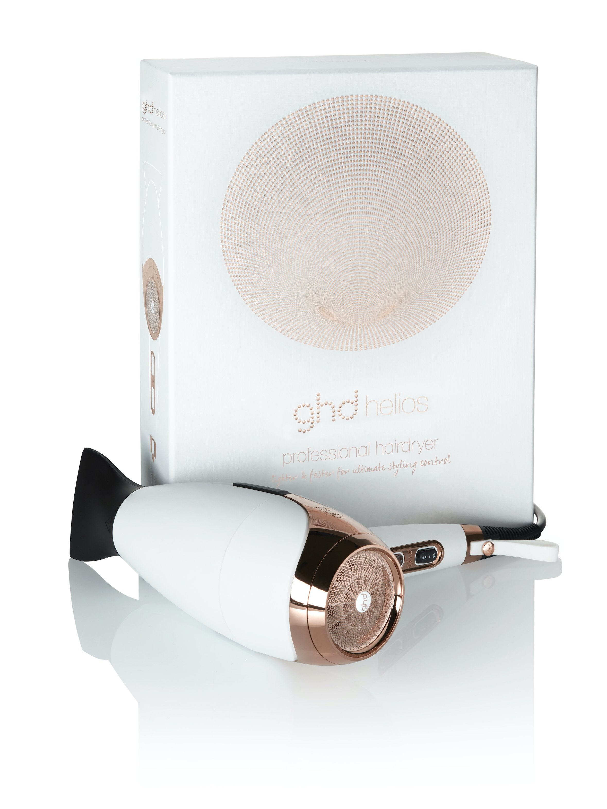 ghd Helios Professional Hair Dryer White-The Cosmetologist beauty salon hull selling hair extensions