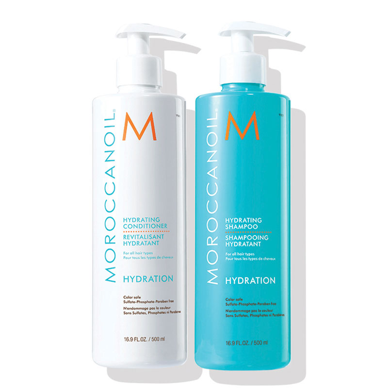 Moroccanoil Hydrating Shampoo and Conditioner Duo (2x500ml) (Worth £71.40)